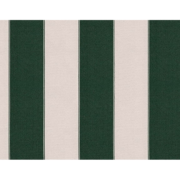 Mybecca 60" Polyester Waterproof Canvas Sewing & Craft Fabric By The Yard, Hunter Green/White