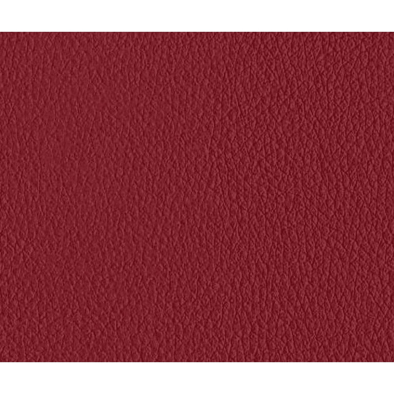 Bright Red Vegan Leather Fabric for Upholstery Faux Leather Fabric in  Lambskin Pattern Matte Finish 