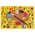 thumbnail image 1 of Mybecca Kids Rugs Fun Art Palette Alphabet Learning Carpet, 8 x 10 Feet, 1 of 2