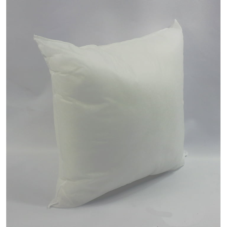 Mybecca Premium Stuffer Pillow Insert Sham Square Form Polyester, Size 14x  14, Standard/White 