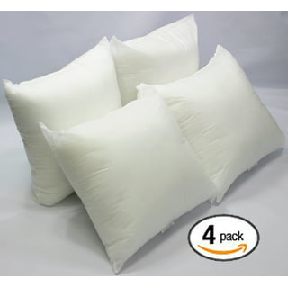 Fairfield Crafter's Choice 18 inchx18 inch Pillow (Pack of 4), Size: 18 inch x 18 inch, White