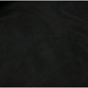 Mybecca Suede 58" Width - 100% Polyester Faux Craft Fabric By the Yard - Color: Black