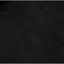 Mybecca Suede 58" Width - 100% Polyester Faux Craft Fabric By the Yard - Color: Black