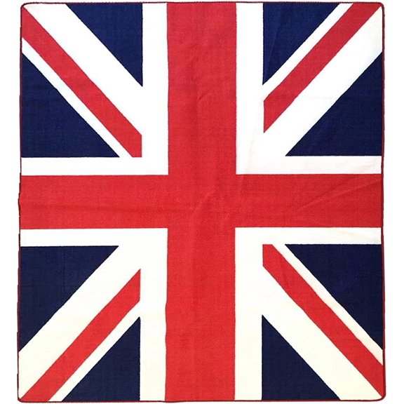 Mybecca Traditional British Flag of England Style Carpet Traditional Oriental Area Rug 5'x7' non slipped