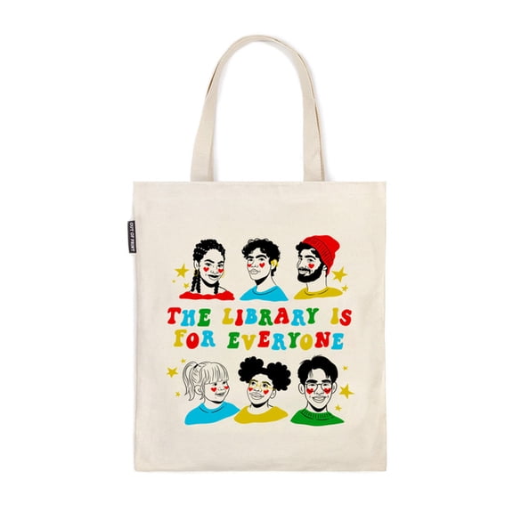 Mychal Threets: The Library Is for Everyone Tote Bag, (Hardcover)