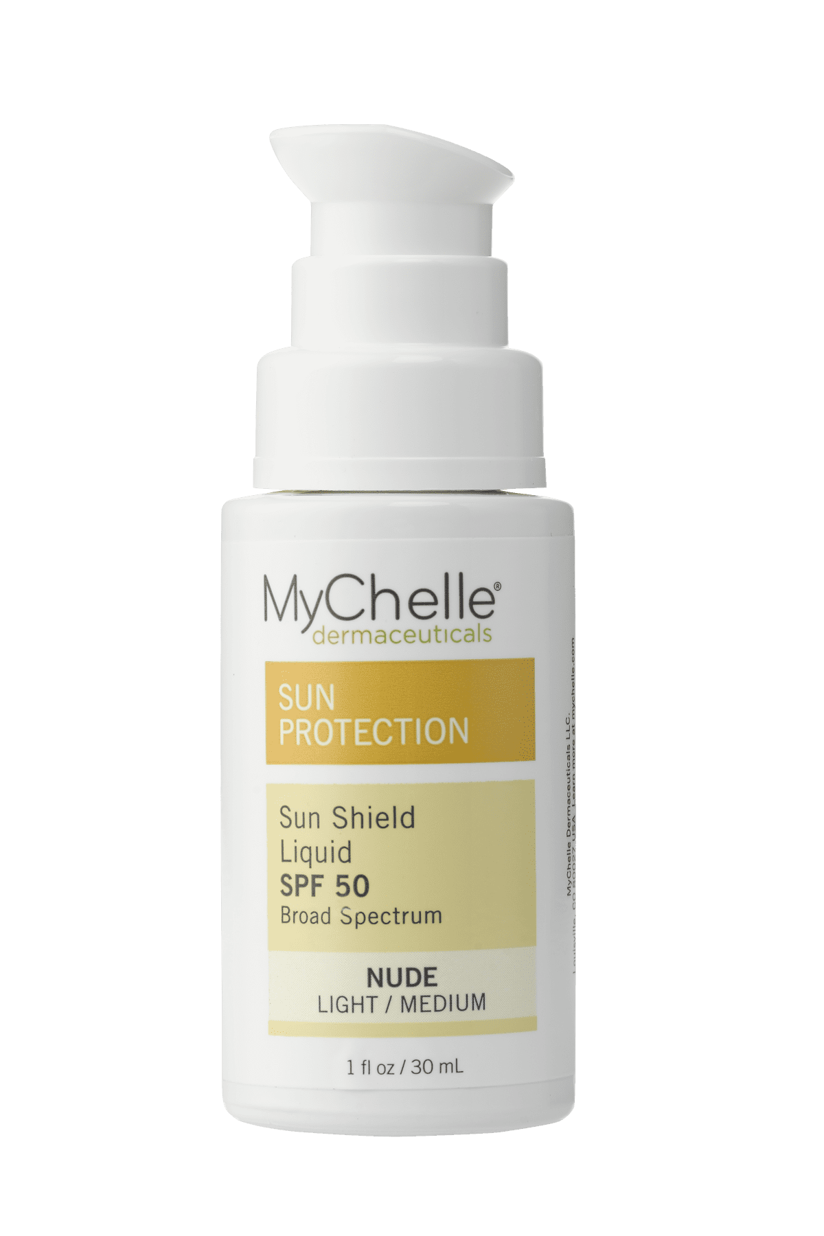 Mychelle Sun Shield Liquid SPF 50 Nude, 1 Oz