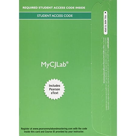 Pre-Owned Mycjlab with Pearson Etext -- Access Card -- For Cj2015 (Hardcover) by James A Fagin