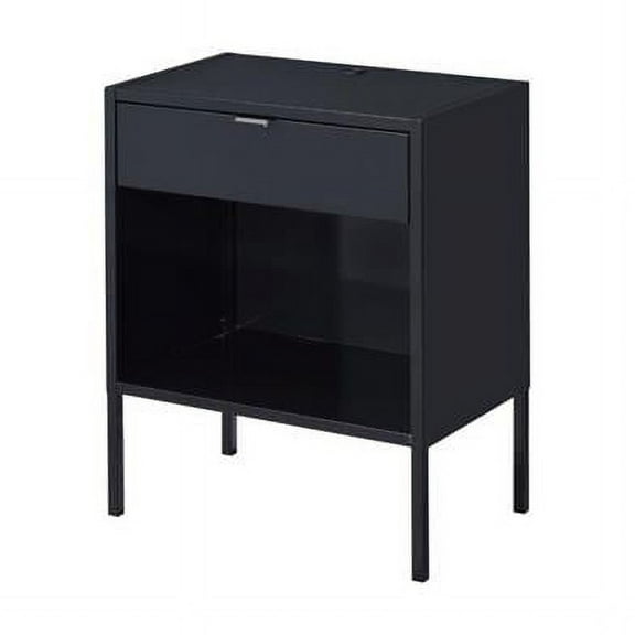 Myco Furniture FN110 Fiona Accent Table, Black