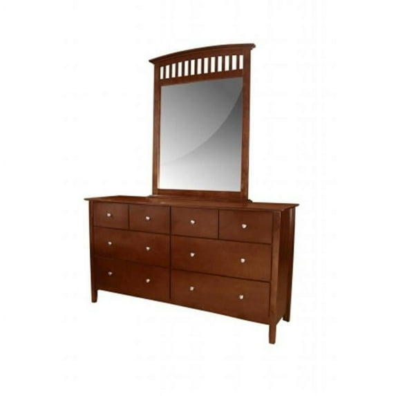 Myco Furniture JA1006M Brown Jana Mirror