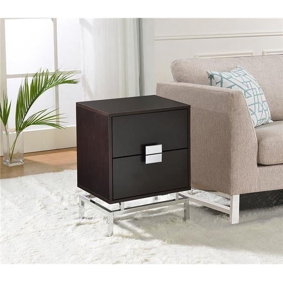 Myco Furniture Lydia Accent Table Capuccino