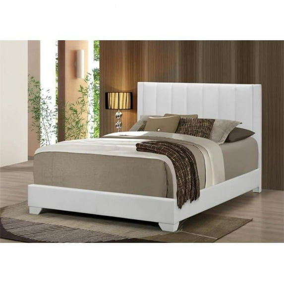 Myco Furniture MD3328T White Moderno Twin Size Bed