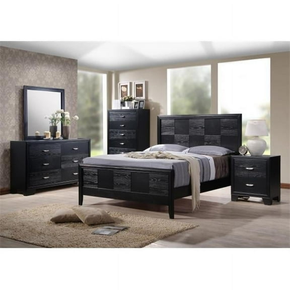 Myco Furniture VE5707DR Black Verona Dresser