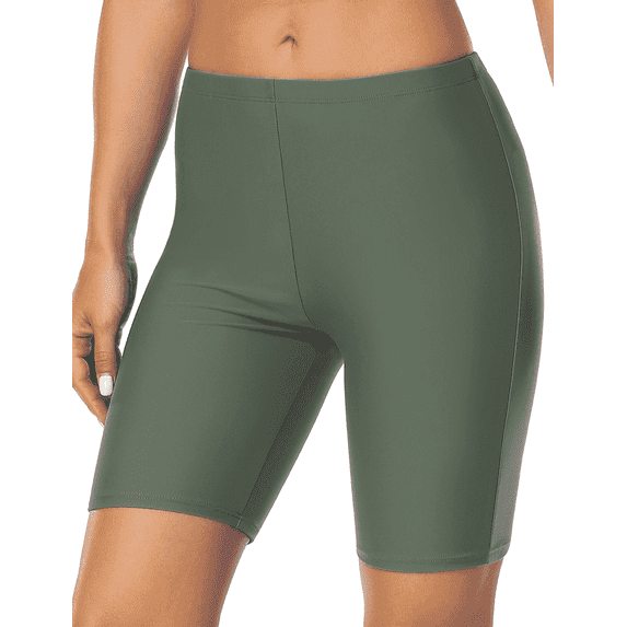 Mycoco Women's Swim Shorts UPF 50+ Swim Bottom Multi-Functional Board Shorts Rash Guard