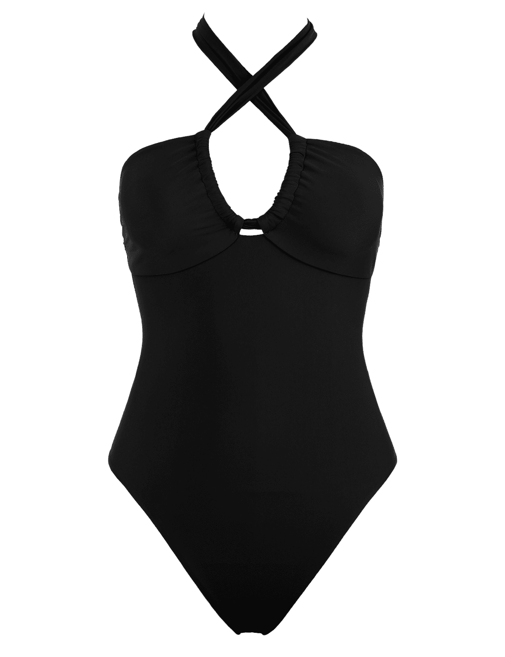 Mycoco Womens One Piece Bathing Suits Sexy Halter Swimsuits Tummy ...