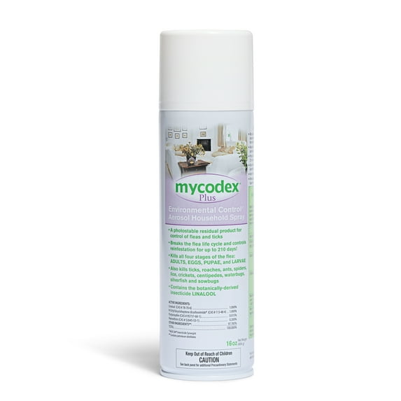 Mycodex Plus Environmental Control Aerosol Household All Stages Flea Spray 16oz
