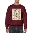 thumbnail image 1 of Mycological Study Sweatshirt Men -Naomi McCavitt Designs, Male x-Large, 1 of 4