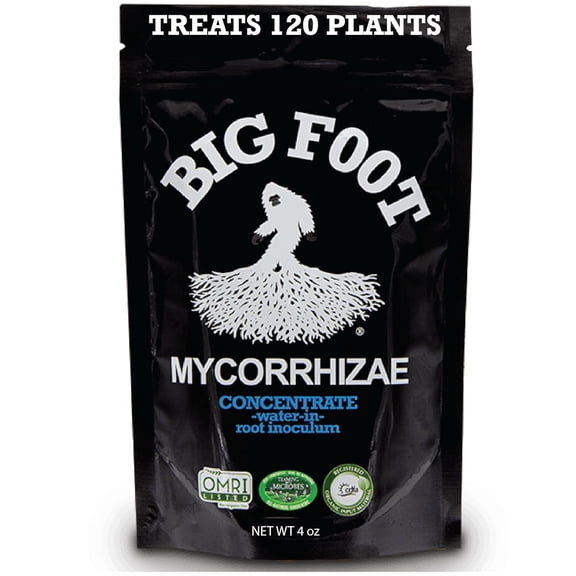 Mycorrhizae for Plants, Potted Plants and Gardens - Concentrate Fully Dissolves in Water, Year Round Organic Fertilizer for Root Growth and Healthy Soil - 4 Ounces