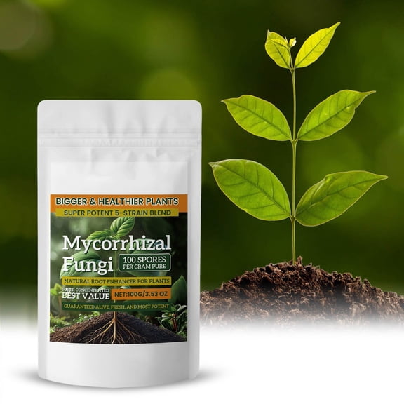 Mycorrhizal Fungi Organic Root Enhancer for Plants,Contains Abundant Nutrients Which Effectively Enhances The Strength Of Systems And Promotes Health Growth,for Gardens,Houseplants,Lawns
