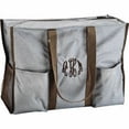 thumbnail image 1 of Mycrazybuy New Super Organizing Zip Top Utility Tote Storage Organizer Beach Laundry Picnic Party Bag 31 Gift In Grey Pin Dots NO EMBROIDERY, 1 of 2