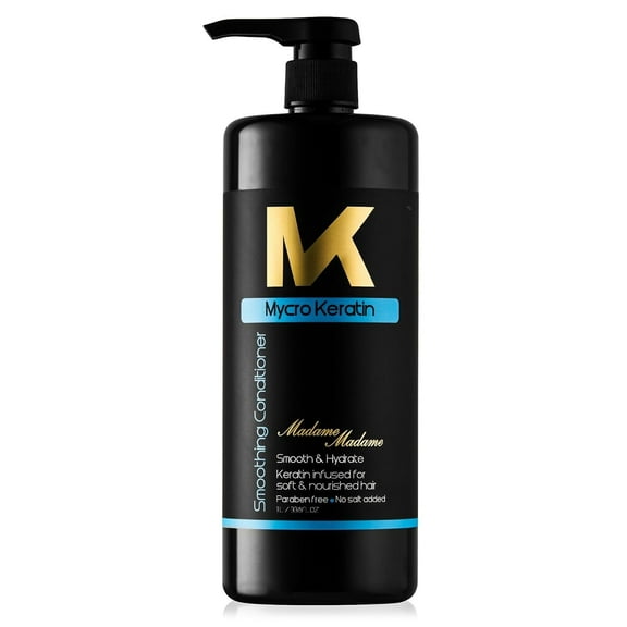 Mycro Keratin Moisturizing Conditioner for Thick Hair - Reduces Frizz & Hair Loss (33.8 Fl Oz)