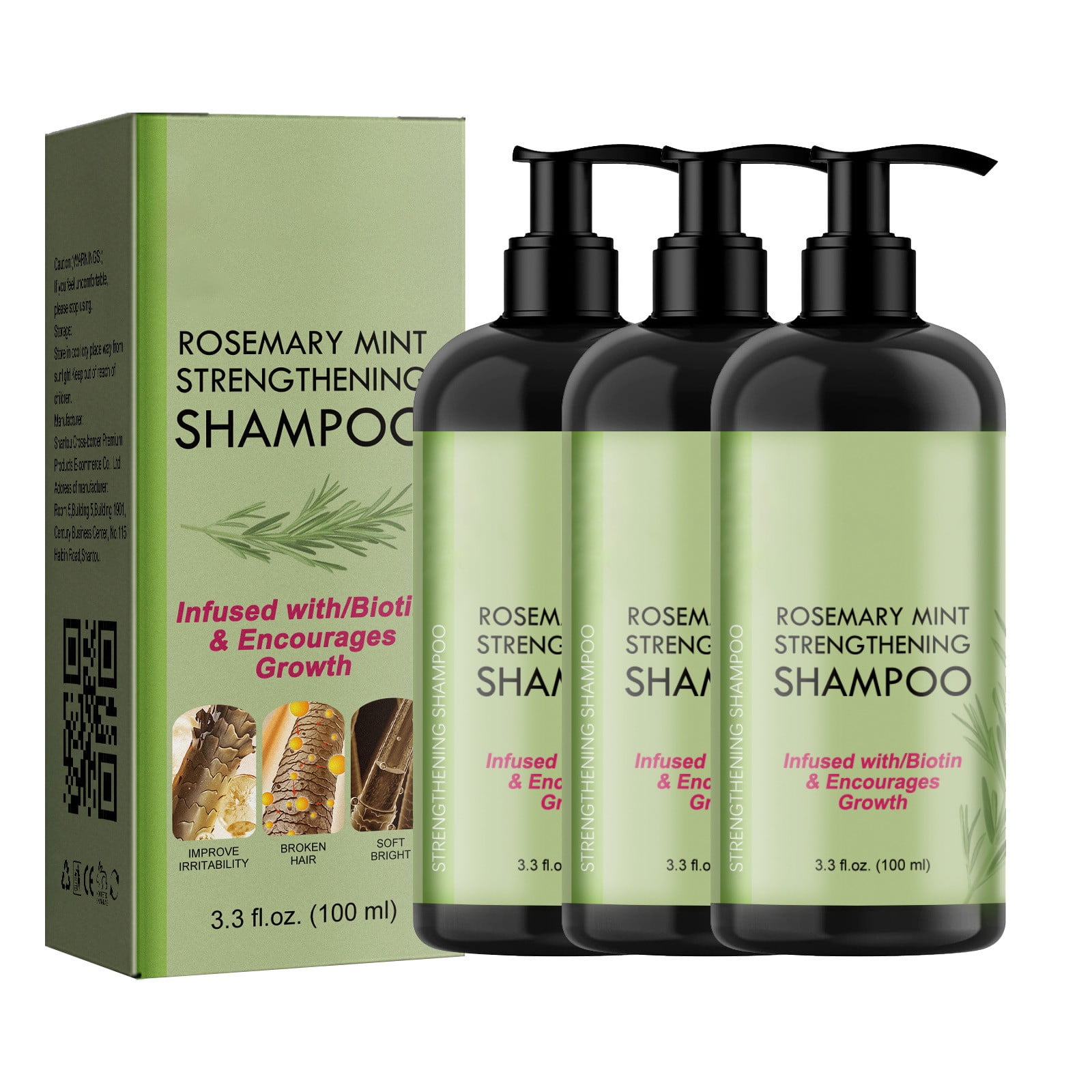 Mycyax Clearance Hairdressing Package Mint Shampoo Moisturizes and ...