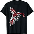 thumbnail image 1 of Myelodysplastic Syndrome MDS Awareness Hummingbird Ribbon T-Shirt, 1 of 4