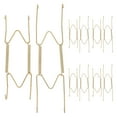 thumbnail image 1 of Myenne 10pcs Invisible Wall Plate Hangers Steel Decorative Wire Plate Hangers Wall Hangers Hook Picture Hanger For Decorative Plate Wall Decoration, 1 of 10