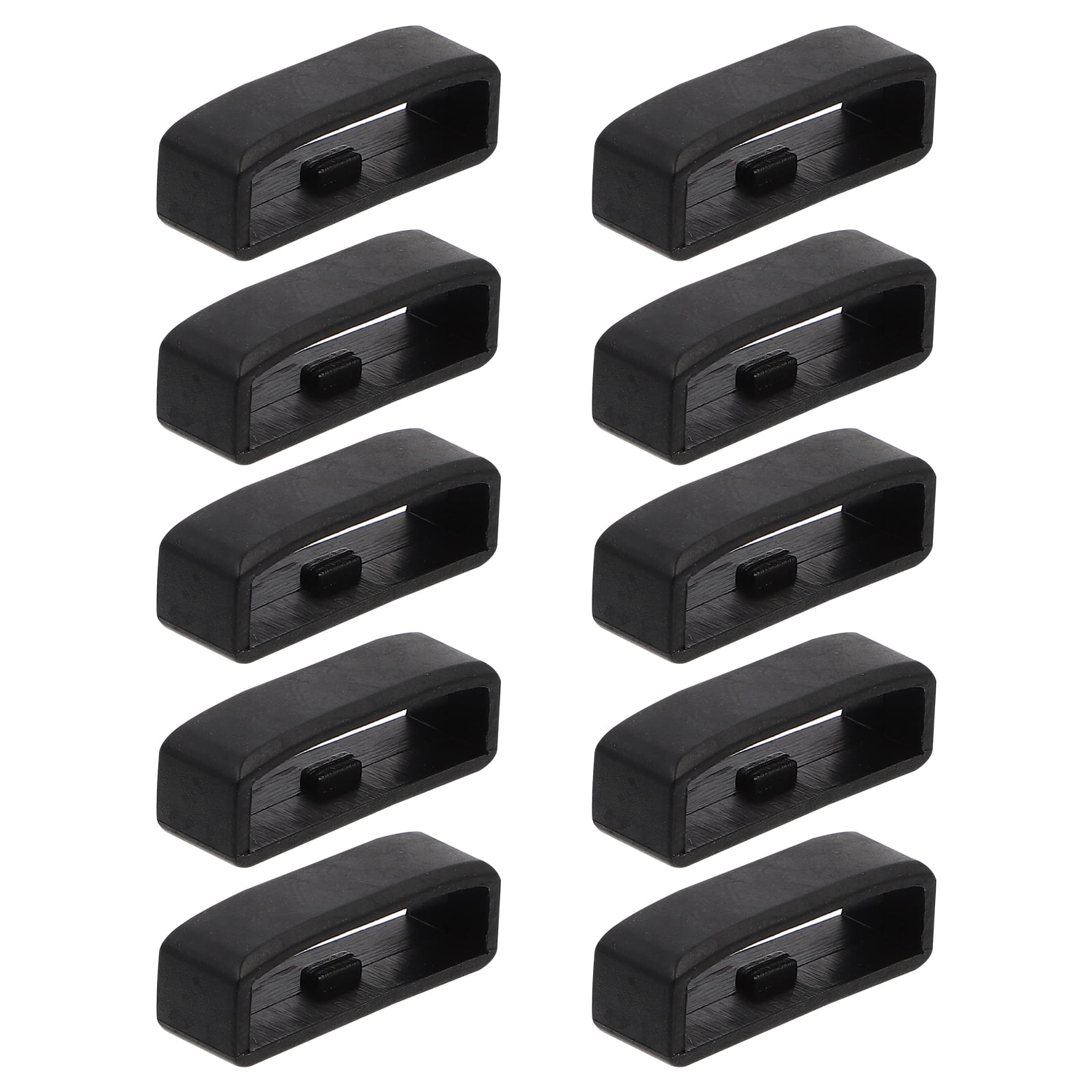 Myenne 10pcs Silicone Watch Band Loop Durable Rubber Watch Strap Loops ...