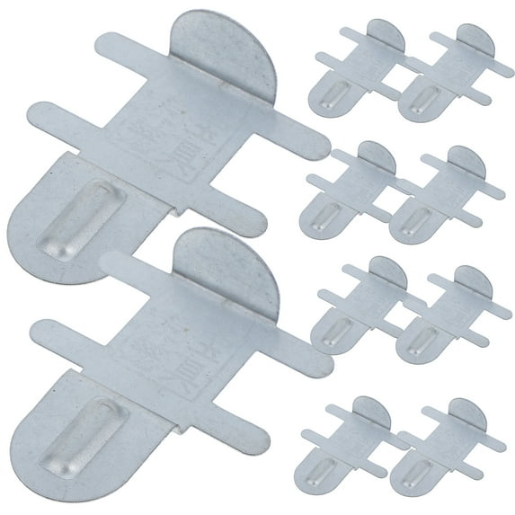 Masteelf 10pcs Stainless Steel Cage Clips for Small Animals Pets Bird Wire Clip Fasteners Secure Cage Hardware