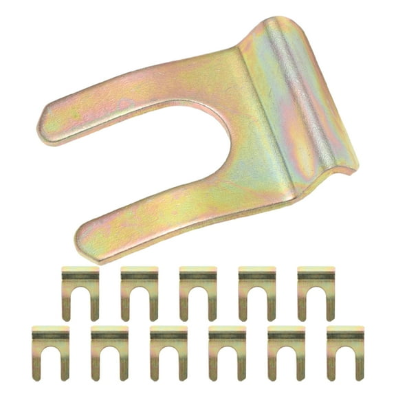 Myenne 12pcs Brake Cable Clip Hose Clip Car Brake Hose Retainer Fasteners Car Parts Brake Line Clips Automotive Parts Metal Clips and Fasteners