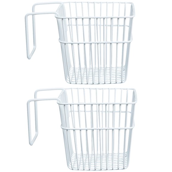 Myenne 2 Wall Grid Basket Panel Hanging Basket Wire Wall Basket Drawer Storage Basket Hanging Storage Rack