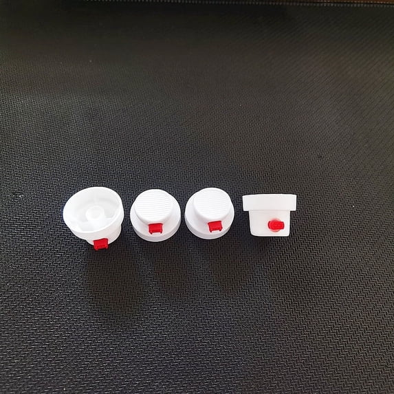 20PCS White Plastic Spray Nozzles for Aerosol Cans Fat Spray Paint Caps Graffiti Replacement Tips