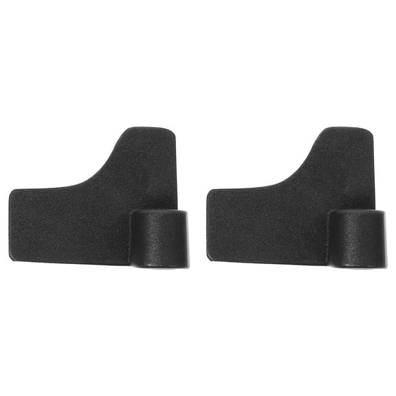 Masteelf Bread Maker Mixing Blades Accessories Made of Lightweight Metal for Baking Compatible with Midea Models 2 Pieces Black