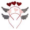 thumbnail image 1 of HEATSHAKING Valentine Headband Costume Assorted Color PET 2Pcs 9.4X7.1X0.2In, 1 of 11