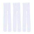 thumbnail image 1 of Myenne 3 Pair Adult Ballet Tights Socks Dance Socks Feet Fixed Dance Tights for Women Girls (Size L, White), 1 of 10