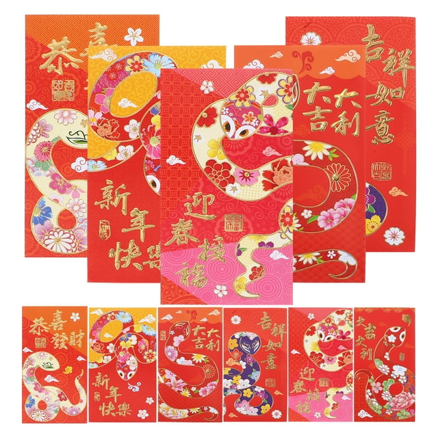 Myenne 30PCS Chinese New Year Red Envelope Chinese Hongbao Year of