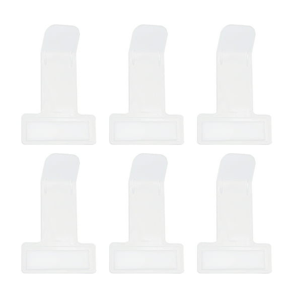 Myenne 6Pcs Transparent Environmentally Plastic Car Bill Ticket Folder Vehicle Parking Ticket Holder Auto Windscreen Window Holder