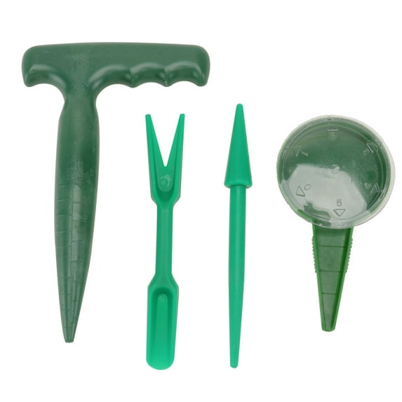 Myenne Dispenser Set Adjustable Garden Hand Planter Seeder Tool Flower Sow Traditional Sets Dibber Widger