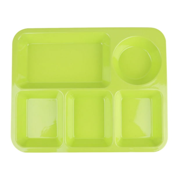 HEATSHAKING Anti-Fall Plastic Tableware for Family and Restaurants 1Pack 12.4*9.9*0.98in