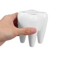thumbnail image 1 of Myenne Tooth Shaped Toothbrush Holder Toothbrush Organizer Bathroom Accessory Multi-Slot Toothbrush Rack for Toothbrush Storage, 1 of 10