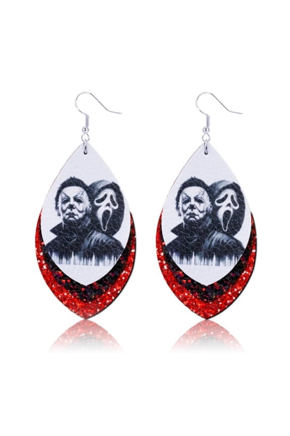 Myerss Earrings, Lightweight Leather Earrings for Women, Cosplay for Costume