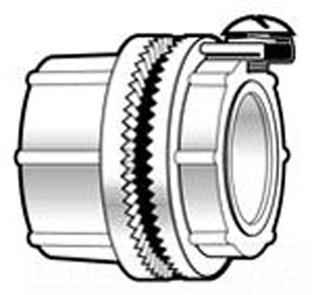 Myers STG10 Insulated Grounding Hub; 4 Inch, Zinc