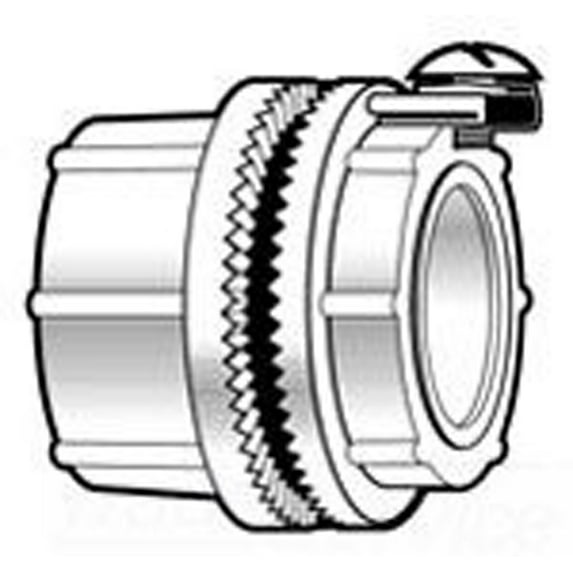 Myers STG-10 Insulated Grounding Hub; 4 Inch, Zinc