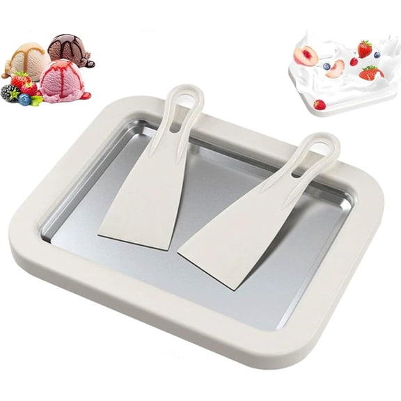 Myfroroll Ice Cream, 2025 New Froroll Cream, Instant Ice Cream Roller Making Machine, Easy To Clean, Homemade Italian Ice Cream Diy, Sorbet, Frozen Yogurt (white).1