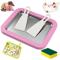 Myfroroll Ice Cream, Froroll Ice Cream,  Instant Ice Cream Roller Maker, with 2 Spatulas,Homemade DIY for Gelato, Sorbet, and Frozen Yogurt