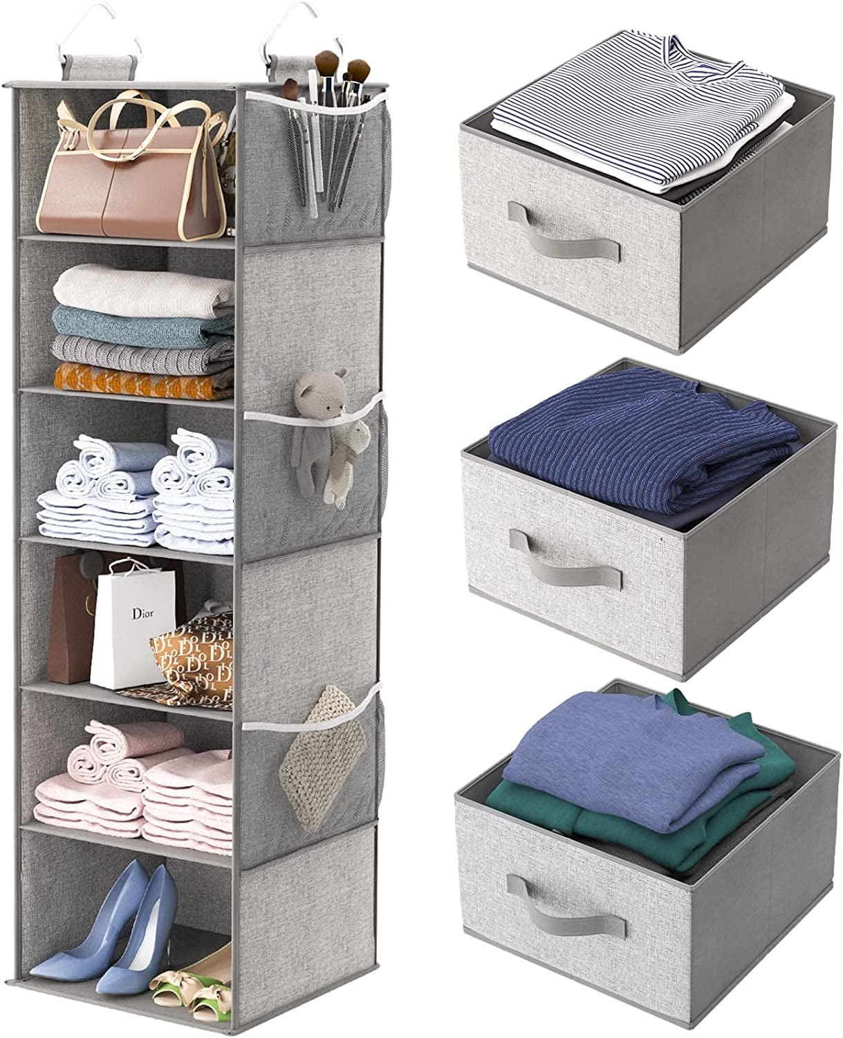 Hanging Closet Organizer Walmart
