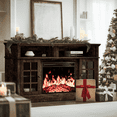 thumbnail image 1 of Electric Fireplace TV Stand for 75″ TVs Fireplace Entertainment Center TV Console Table with 23″ Fireplace, Holds up to 200 lbs, 1 of 10