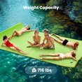 thumbnail image 1 of Myfurnideal Floating Water Mat, 20x6ft  Extra Large Lily Pad for Water Recreation and Relaxing, 3-Layer Tear-Resistant XPE Foam Floating Pad for Beach, Lake, Pool, 1 of 7