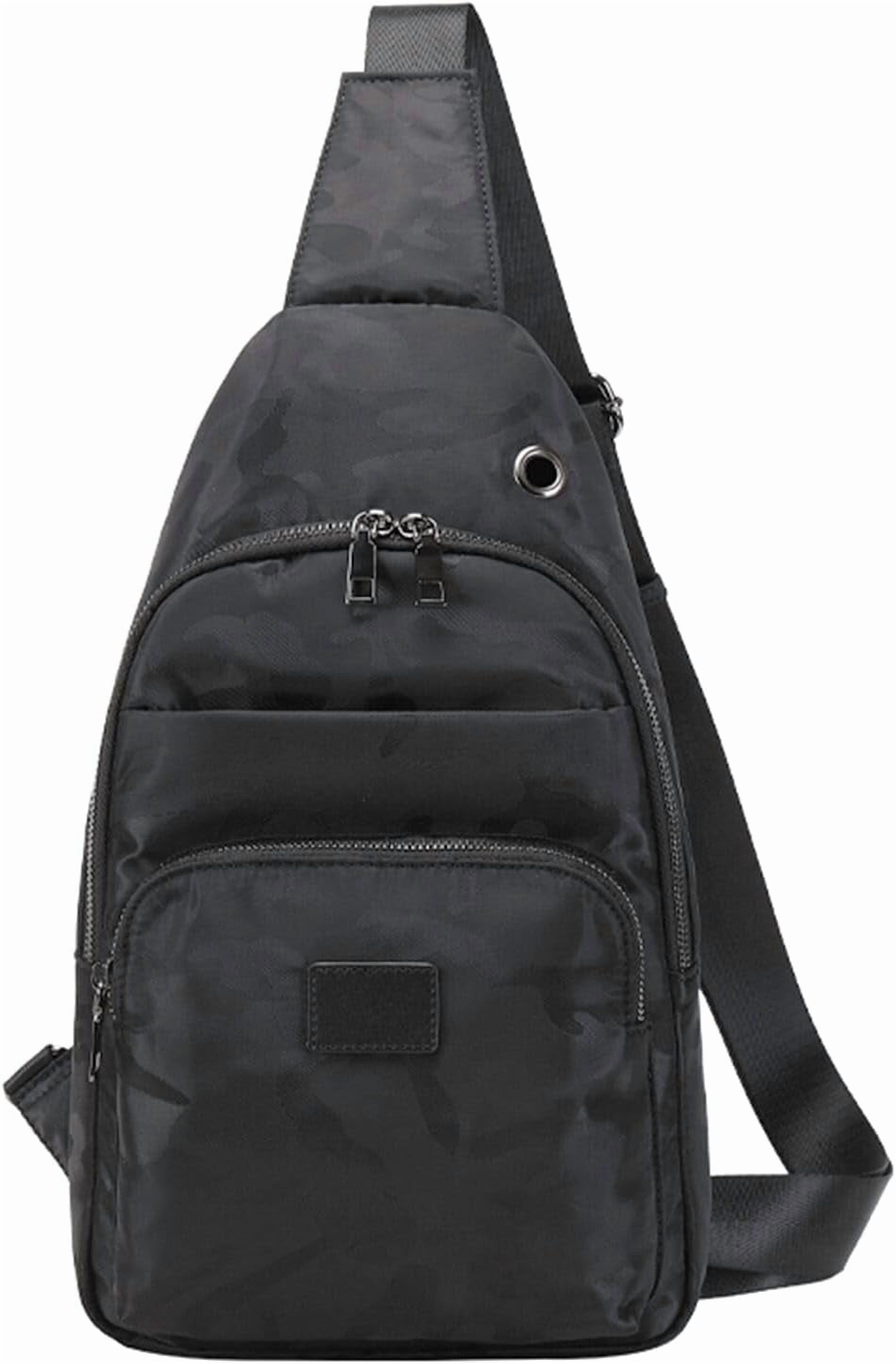 Mygreen Men‘s Crossbody Sling Bag Single-shoulder Bag Chest Bag Outdoors Travel Hiking Chest Bag Daypack for Men
