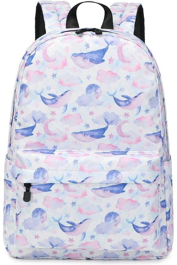 Pink Strawberry Backpack for women womens Lightweight women Primary Bookbag, Pink Strawberry